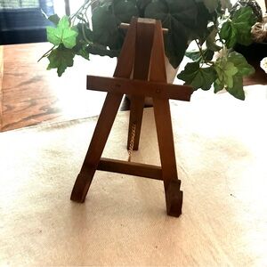 Handmade Wooden Display Easel picture stand
